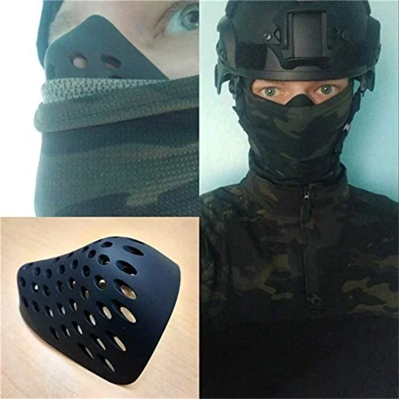 HalloweenHalf Face Shell Nose  - огляд і ціна Silicone Mask Bracket